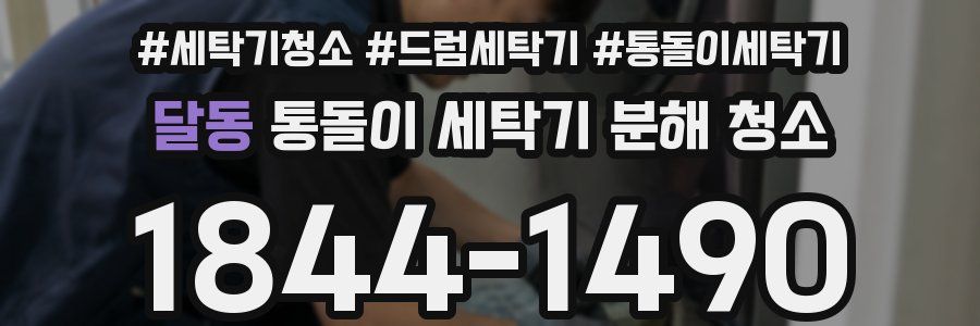 달동 통돌이 세탁기 분해 청소