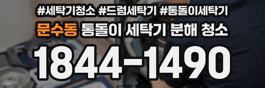문수동 통돌이 세탁기 분해 청소