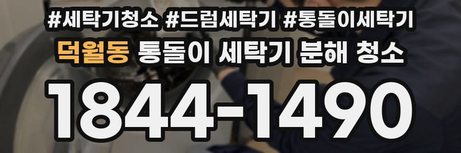 덕월동 통돌이 세탁기 분해 청소