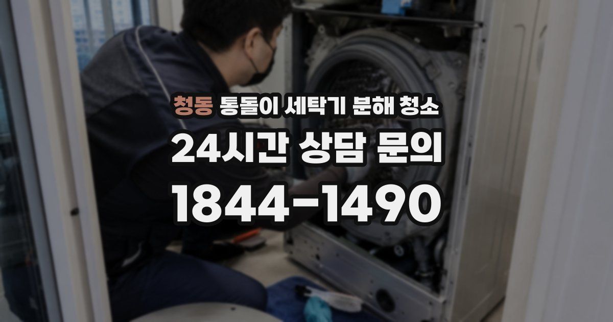 청동 통돌이 세탁기 분해 청소