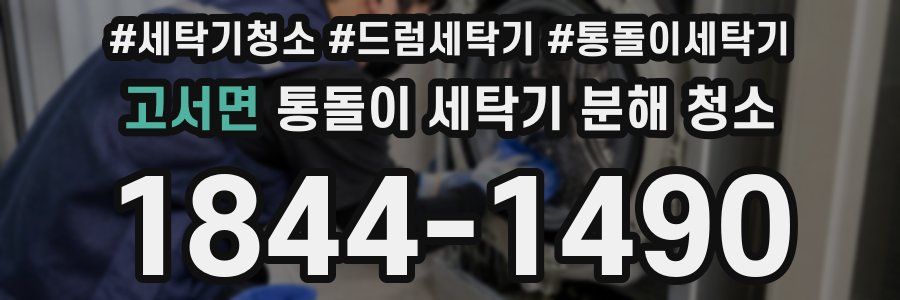 고서면 통돌이 세탁기 분해 청소