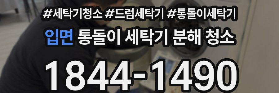 입면 통돌이 세탁기 분해 청소