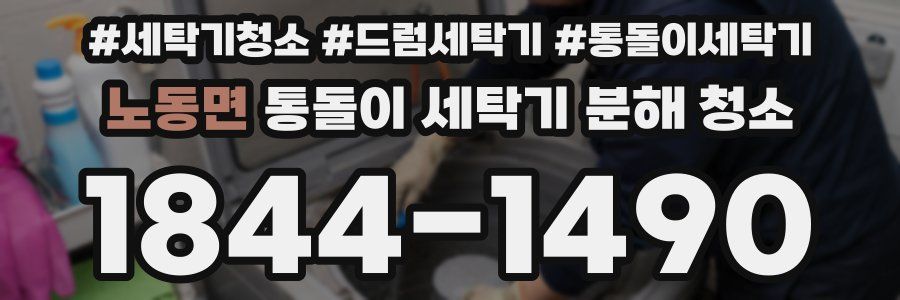 노동면 통돌이 세탁기 분해 청소