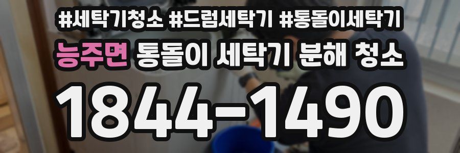 능주면 통돌이 세탁기 분해 청소