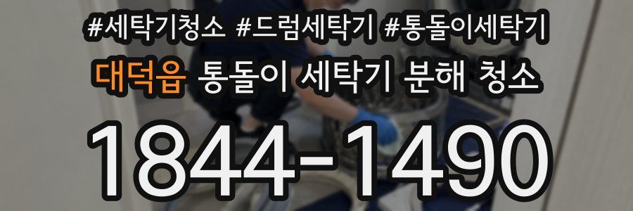 대덕읍 통돌이 세탁기 분해 청소