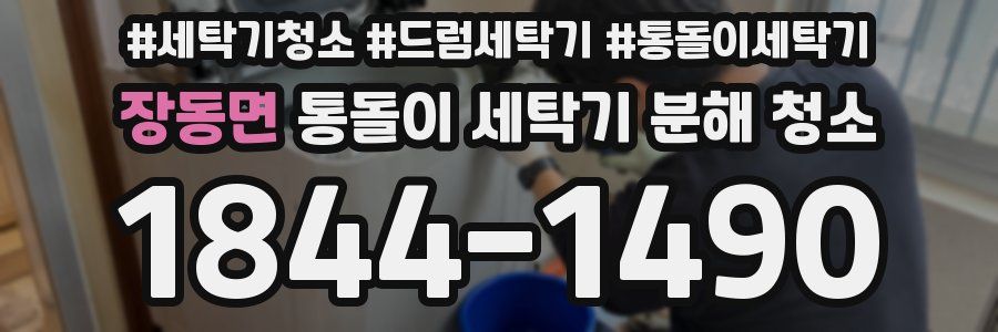 장동면 통돌이 세탁기 분해 청소