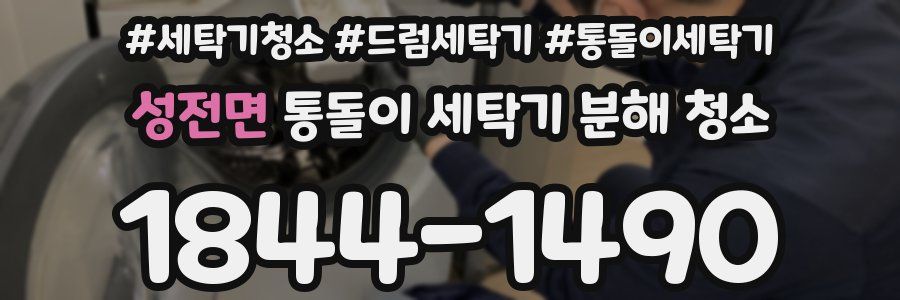 성전면 통돌이 세탁기 분해 청소