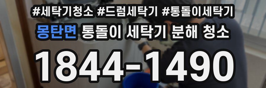 몽탄면 통돌이 세탁기 분해 청소