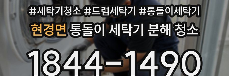 현경면 통돌이 세탁기 분해 청소