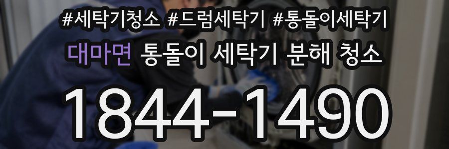 대마면 통돌이 세탁기 분해 청소