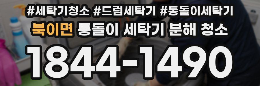 북이면 통돌이 세탁기 분해 청소