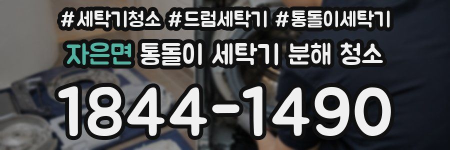 자은면 통돌이 세탁기 분해 청소