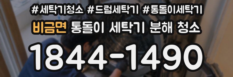 비금면 통돌이 세탁기 분해 청소