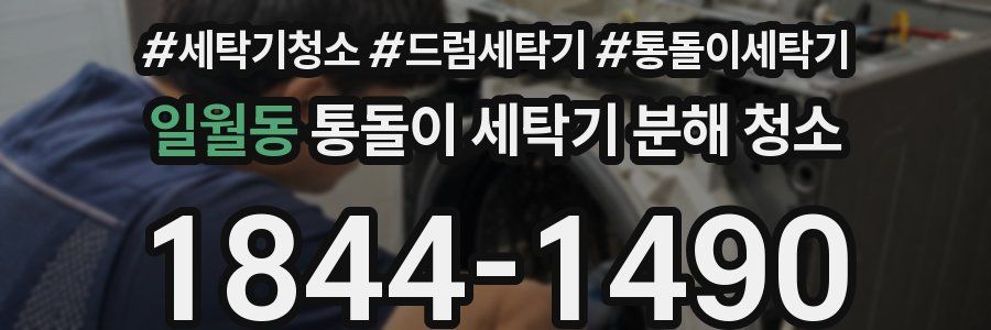 일월동 통돌이 세탁기 분해 청소