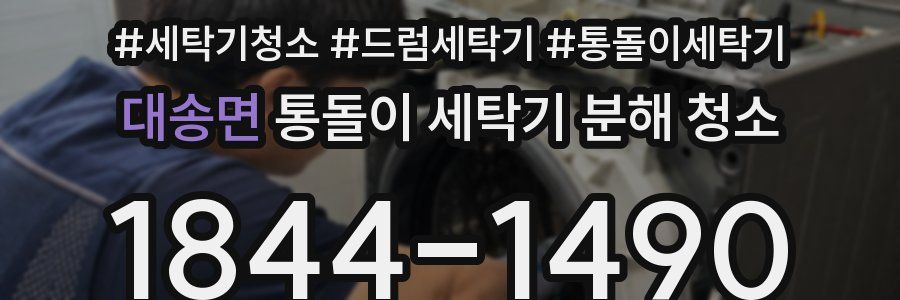 대송면 통돌이 세탁기 분해 청소
