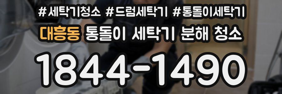 대흥동 통돌이 세탁기 분해 청소