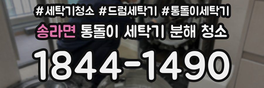 송라면 통돌이 세탁기 분해 청소
