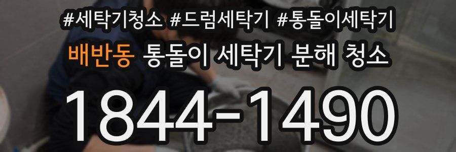 배반동 통돌이 세탁기 분해 청소