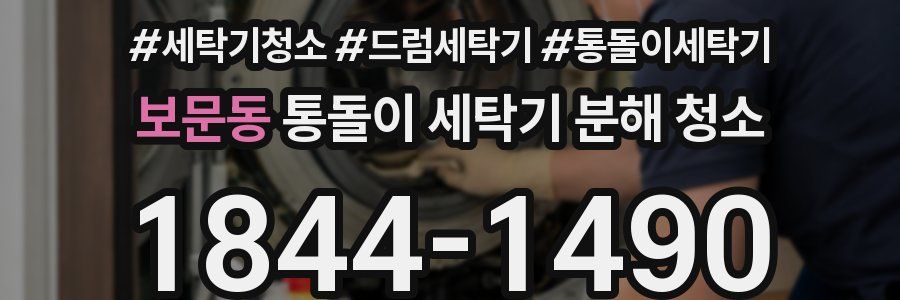 보문동 통돌이 세탁기 분해 청소