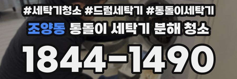 조양동 통돌이 세탁기 분해 청소