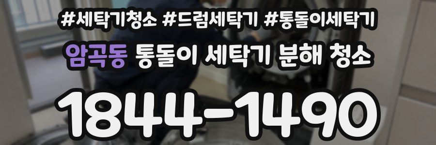 암곡동 통돌이 세탁기 분해 청소