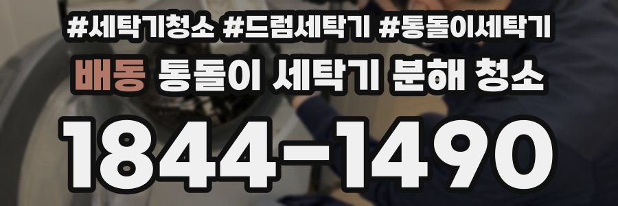 배동 통돌이 세탁기 분해 청소