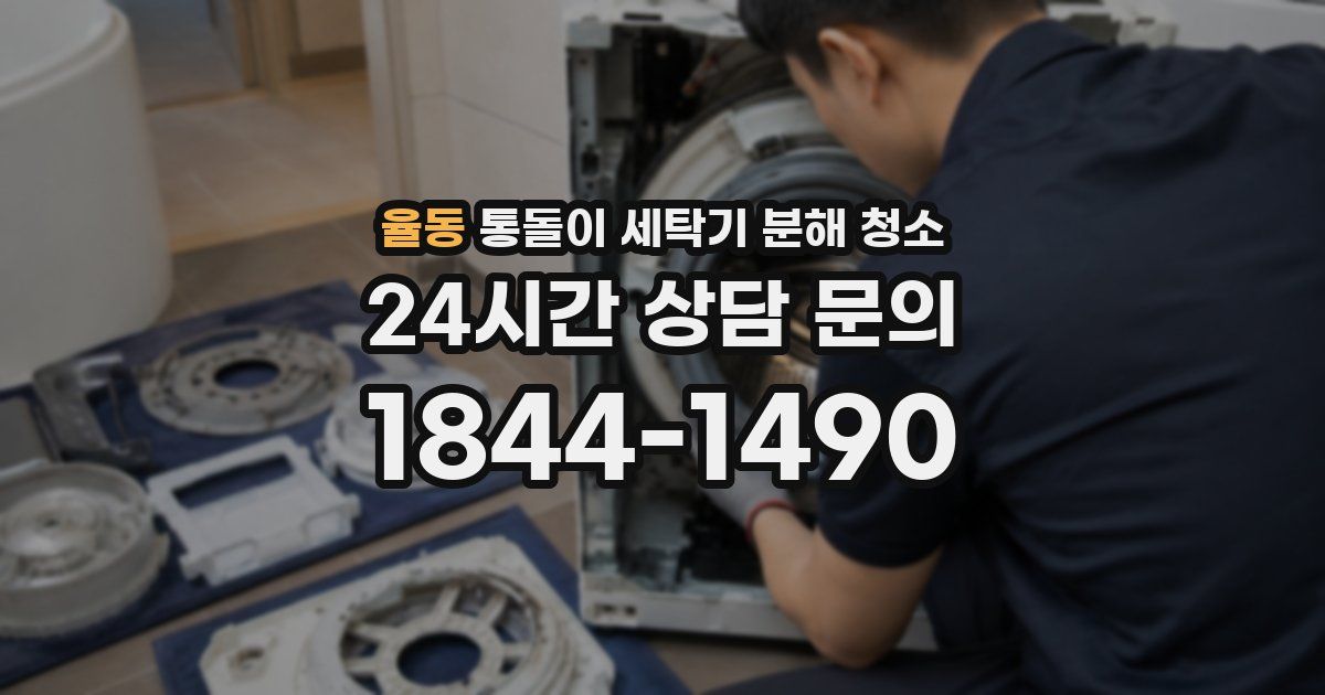 율동 통돌이 세탁기 분해 청소