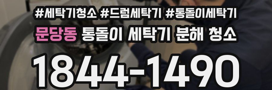 문당동 통돌이 세탁기 분해 청소
