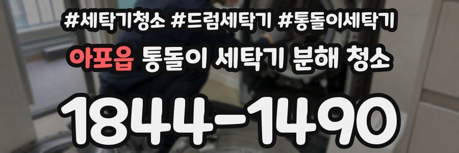 아포읍 통돌이 세탁기 분해 청소