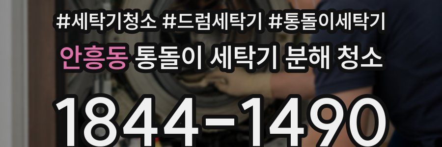 안흥동 통돌이 세탁기 분해 청소