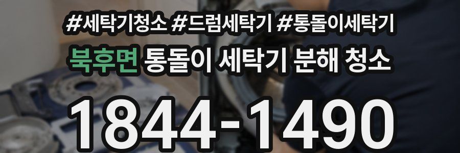 북후면 통돌이 세탁기 분해 청소