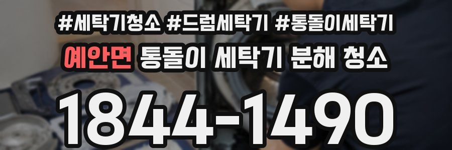 예안면 통돌이 세탁기 분해 청소