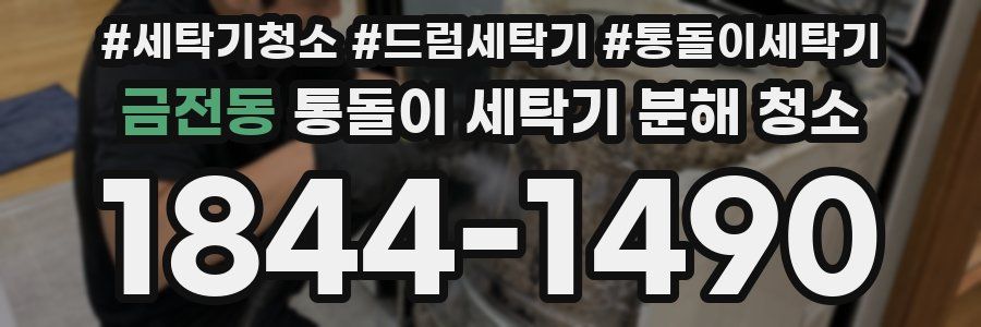 금전동 통돌이 세탁기 분해 청소