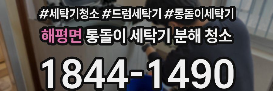 해평면 통돌이 세탁기 분해 청소