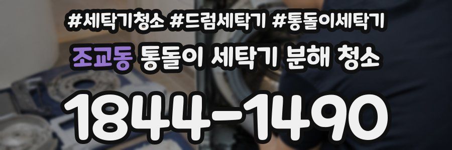 조교동 통돌이 세탁기 분해 청소