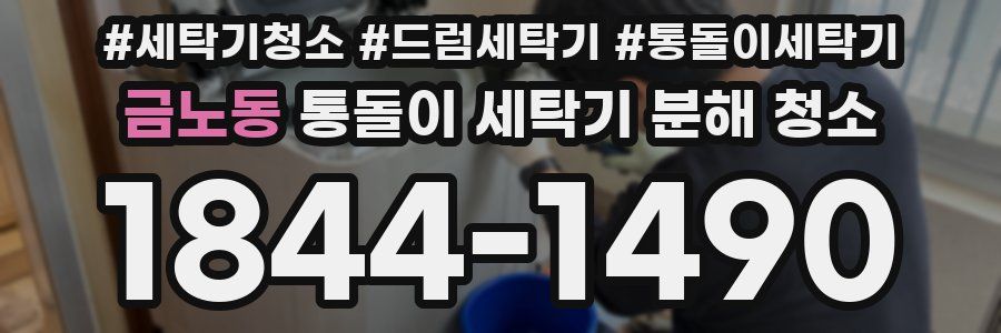 금노동 통돌이 세탁기 분해 청소