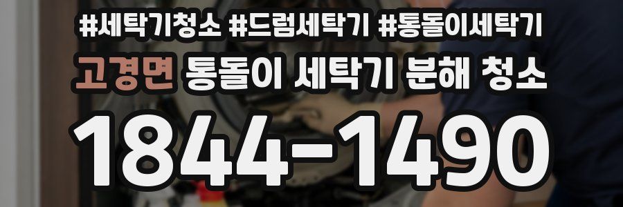 고경면 통돌이 세탁기 분해 청소