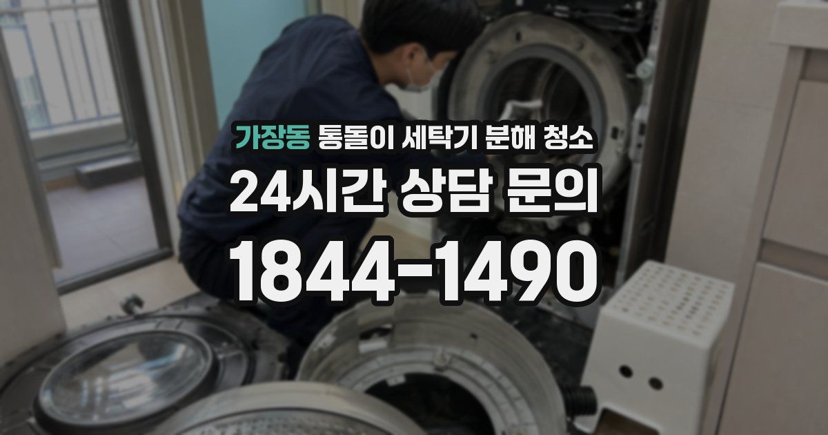 가장동 통돌이 세탁기 분해 청소