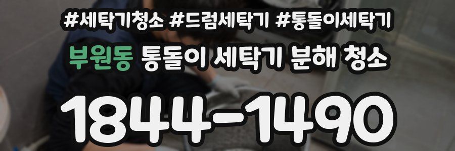 부원동 통돌이 세탁기 분해 청소