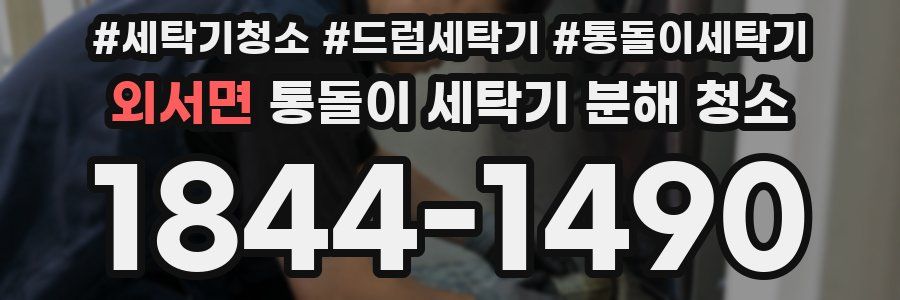 외서면 통돌이 세탁기 분해 청소