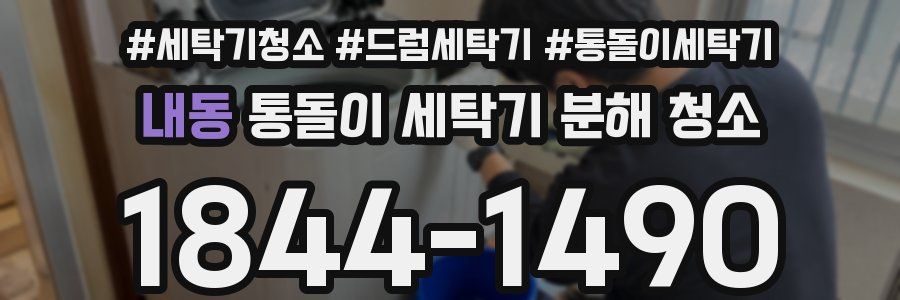 내동 통돌이 세탁기 분해 청소