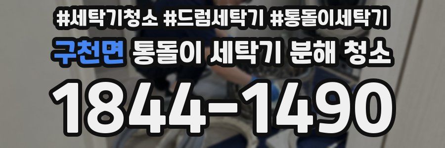 구천면 통돌이 세탁기 분해 청소