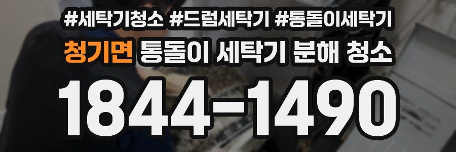 청기면 통돌이 세탁기 분해 청소
