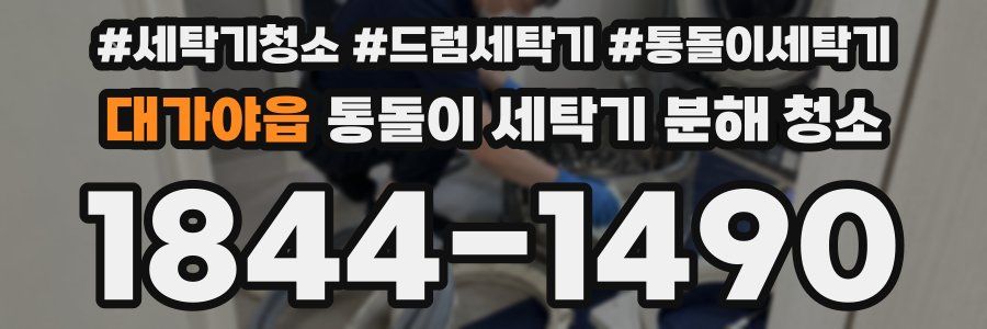 대가야읍 통돌이 세탁기 분해 청소