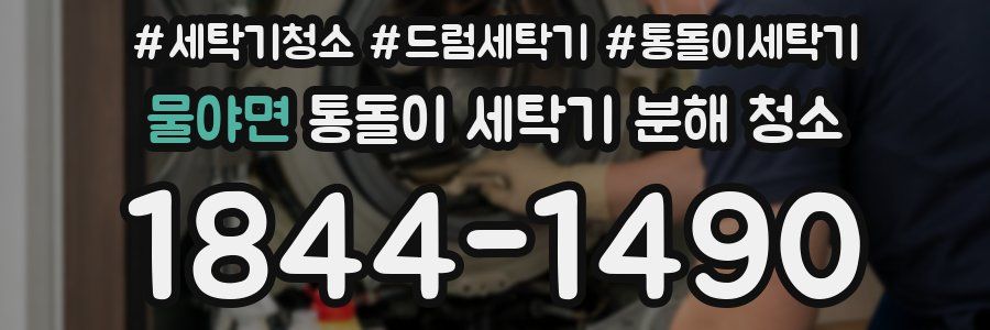 물야면 통돌이 세탁기 분해 청소