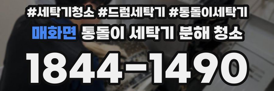 매화면 통돌이 세탁기 분해 청소
