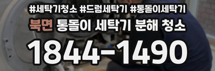 북면 통돌이 세탁기 분해 청소