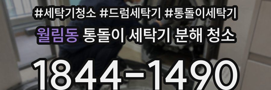 월림동 통돌이 세탁기 분해 청소