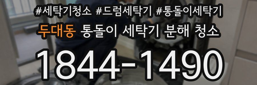 두대동 통돌이 세탁기 분해 청소