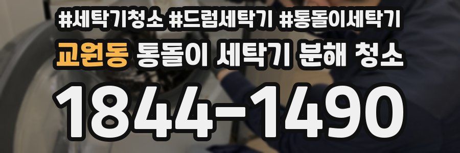 교원동 통돌이 세탁기 분해 청소
